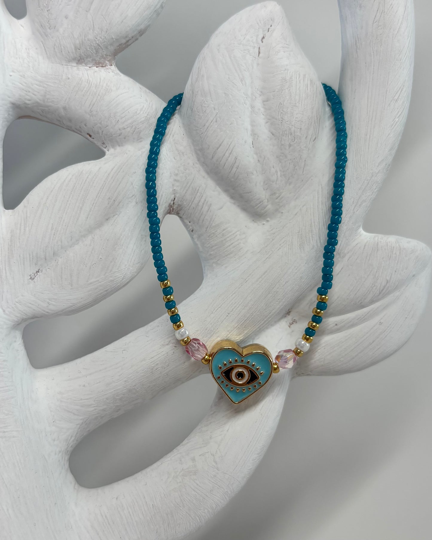 Handmade Beaded Bracelet Blue Eye