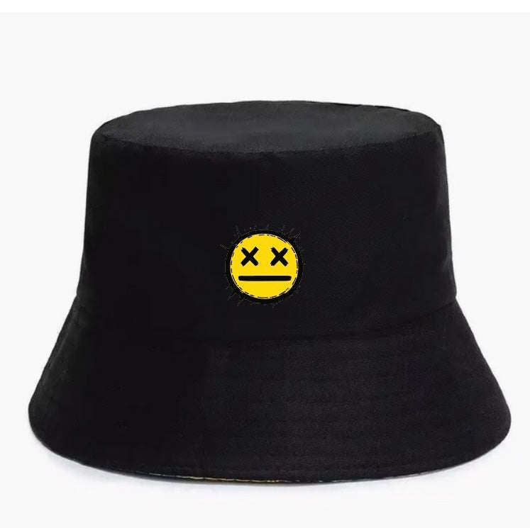 Funny Hat Zwart – Smiley
