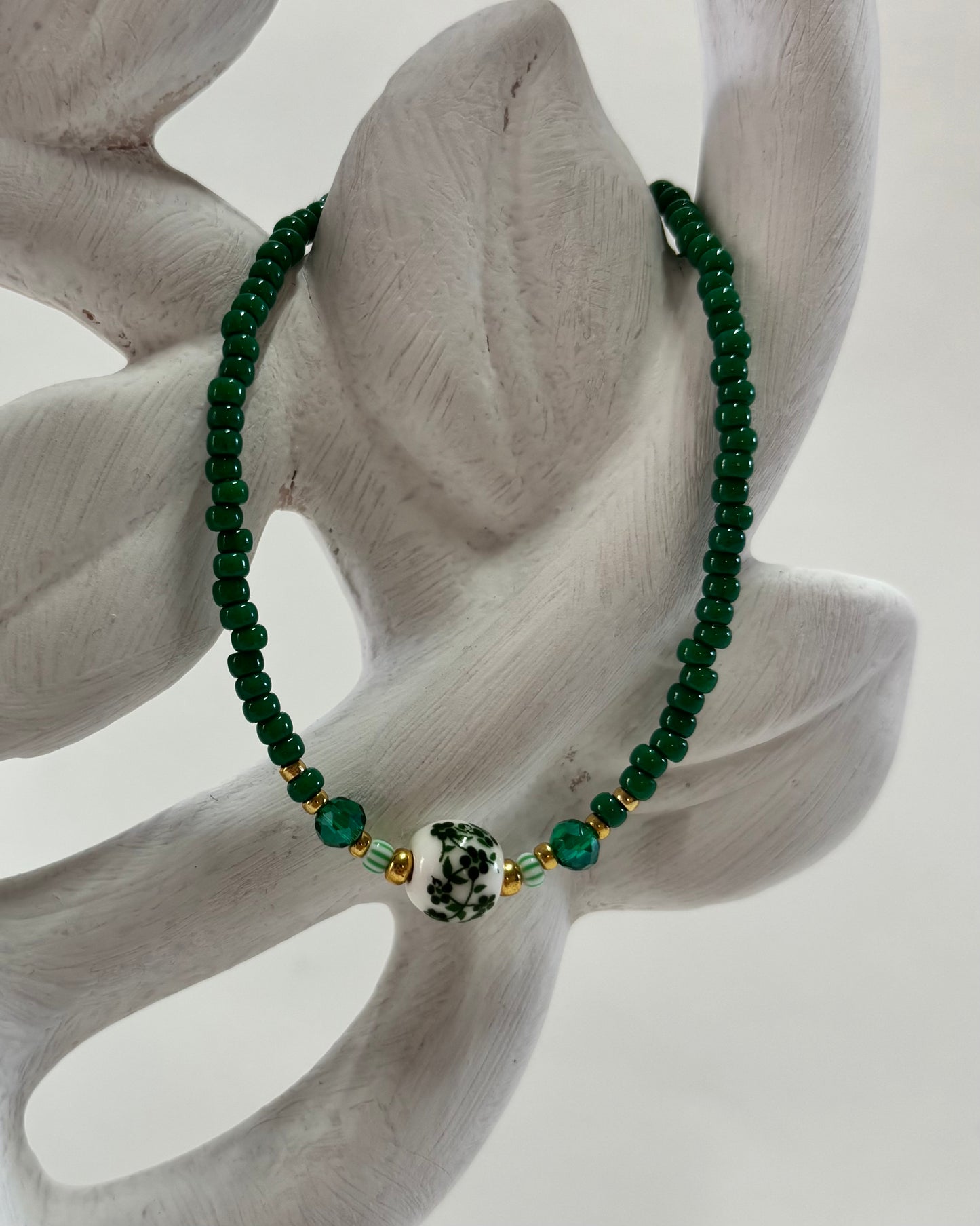 Handmade Beaded Bracelet Green