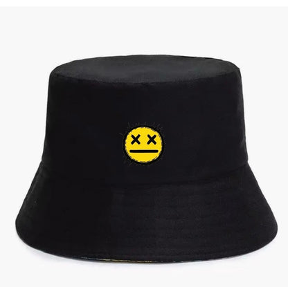 Funny Hat Zwart – Smiley