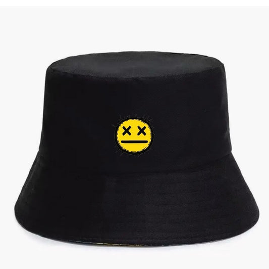 Funny Hat Zwart – Smiley
